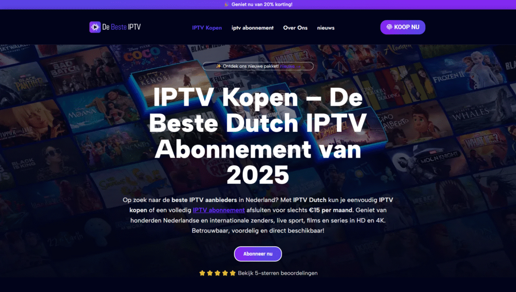 De Beste IPTV voor Nederland: Vergelijking en Aanbevelingen 2025